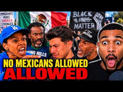 GHETTO Black Residents Call ICE & Threaten VIOLENCE Against Latino's For Running In Their HOOD