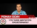 Ликбез. Что такое диктатура пролетариата? Роман Осин.