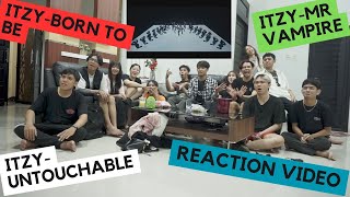 ITZY "BORN TO BE", "Mr. Vampire", "UNTOUCHABLE" M/V Reaction by Max Imperium [Indonesia]