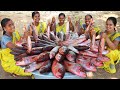 45 KG RED FISH MASALA | Sengani Koduva and Sivappu Sundari Fish Traditional Masala VILLAGE BABYS