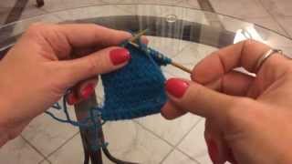 How to knit. Вязание спицами. Урок 10. Как подсоединить нитку How to knit. Вязание спицами. Урок 10. Как подсоединить нитку