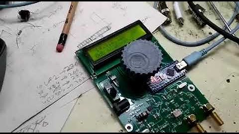 Antenna Analyzer Code update by Farhan