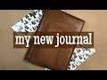 My New Journal | A5 Tobacco HandstitchedLeatherT