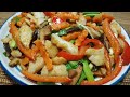 Овощное ассорти с филе минтая - очень вкусно, сытно и красиво. Вьетнамская кухня.