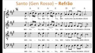 Video voorbeeld van "SANTO (Gen Rosso) - VOZES"