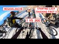 Megavalanche 2022   1 vs 300 riders  started last did i won  full run gopro  antoni villoni