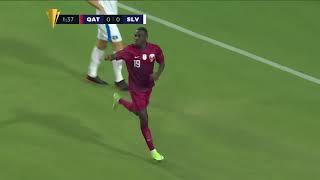 Goal! Qatar 1-0 El Salvador | Al Moez Ali 2' Resimi