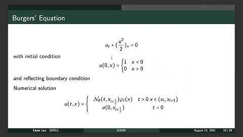A Deep Learning Based  Discontinuous Galerkin Method for Hyperbolic Equations --- Liyao Lyu