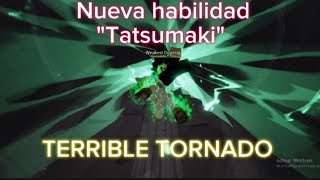 La nueva habilidad de Tatsumaki (Terrible Tornado ) | Los Campos de Batalla Más Fuertes (Roblox )