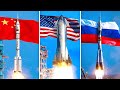 The New Space Race: USA vs China vs Russia