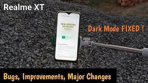 Realme XT November Update Details Dark Mode Fixed, Major Changes and many more in Hindi