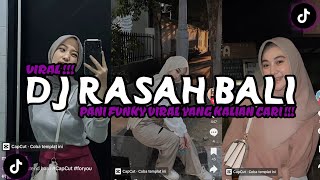 DJ RASAH BALI REGAE NDESO BY PANI FVNKY VIRAL TIKTOK 2024