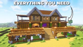 Ultimate Survival House Tutorial In Minecraft (EASY)