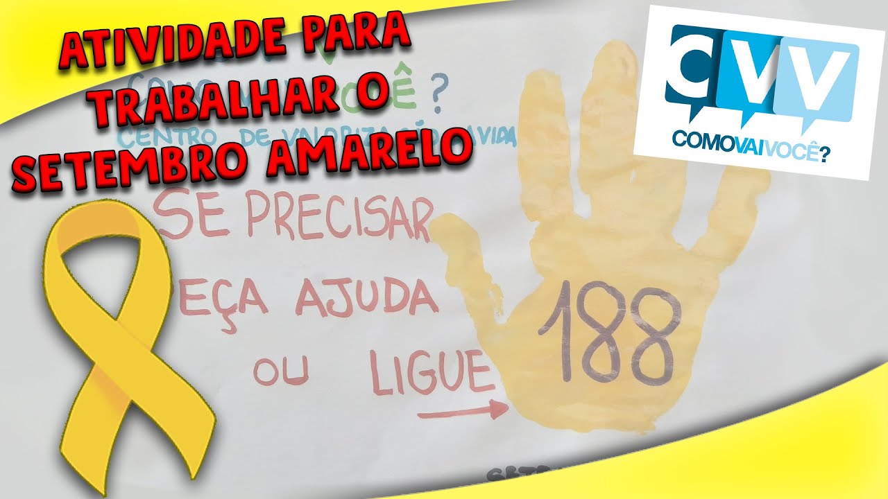 Setembro Amarelo: palestras e ideias no trabalho remoto