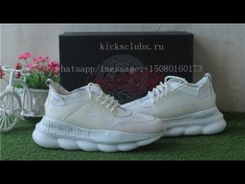 versace chain reaction triple white