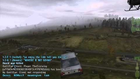 DayZ hacker flying us in plane awesome check this out !!