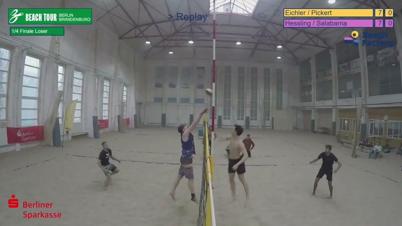 BF Berliner Sparkasse A+Cup@BeachVBM - Spiel 25 - Eichler/Pickert vs. Hessling/Salabarria