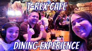 Lunch at T-Rex, Full Dining Experience and the Co-Op Has Been Remodeled at Disney Springs!