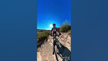 The amazing stabilization of insta360 One RS #flowstate #insta360 #shorts #mtb