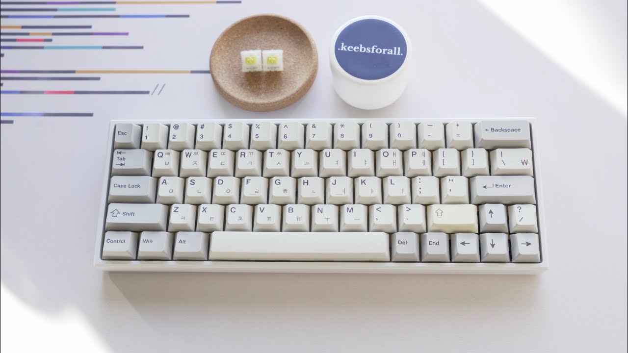 Gateron Milky Yellow CAP V2 Sound Test | KeebsForAll - YouTube