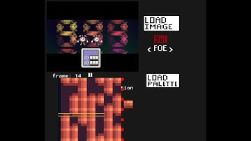 Earthbound Battle Background Test (Sine wave + Palette Swap shaders)