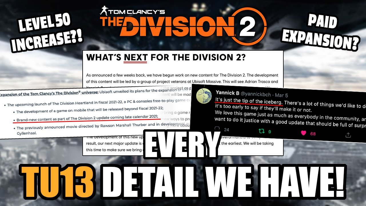 Here's EVERYTHING WE KNOW About Division 2's New Update