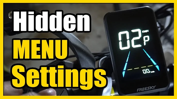 How to Enter Hidden Settings Menu on Freesky Swift Horse (Change Brightness, Pedal Assist, KM/H)