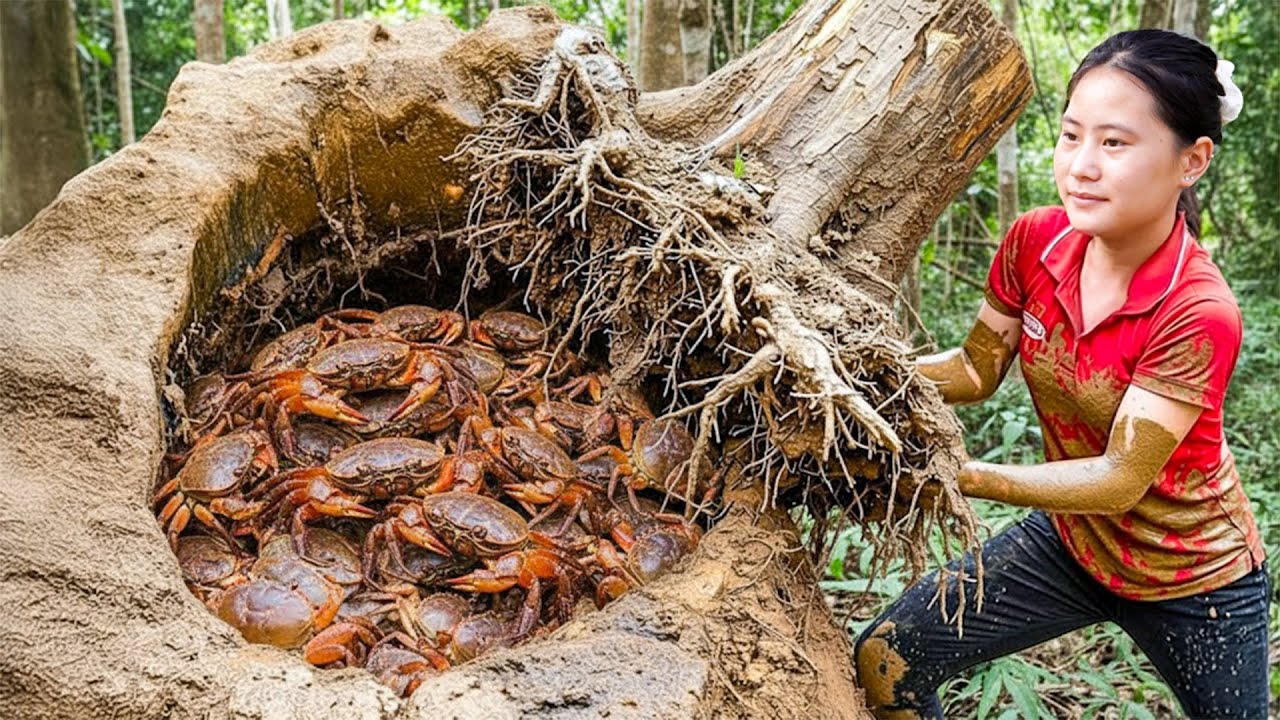 Harvesting Hundreds of Stone Crabs & Goes to Market Sell – A CEO Returns to the Forest for Survival
