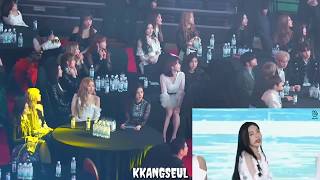 190123 BLACKPINK, IZ*ONE (아이즈원) Reaction to Red Velvet 'With You' + 'Power Up' at 2019 GAON CHART