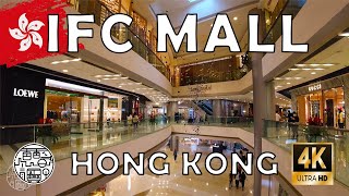 LUXURIOUS IFC Mall, Hong Kong - Walking Tour 4K⁶⁰