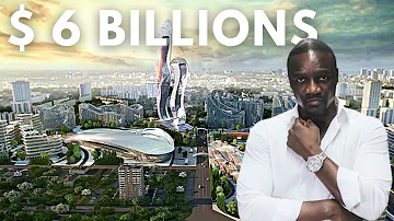 AKON CITY: THE FUTURIST CITY OF AKON being built in SENEGAL !