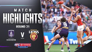 Fremantle v Brisbane Highlights | Round 21, 2023 | AFL