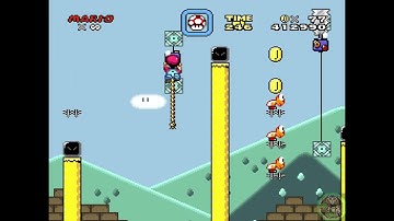 Super Mario World (SNES) *HACK* 12th Annual Vanilla Level Design Contest Collaboration Hack Part 9