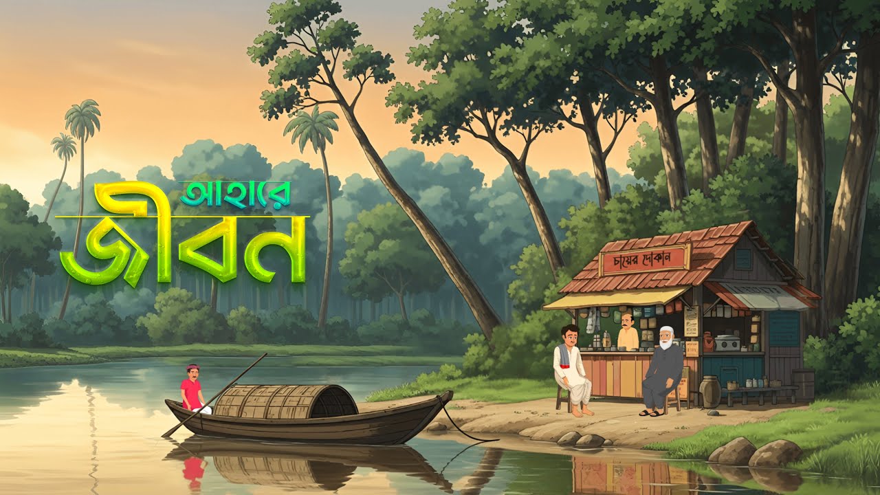 আহারে জীবন | Bangla Cartoon Video | Rupkothar Golpo