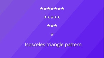 Isosceles triangle pattern     of    asterisks   using   two pointer    technique    part-2 | C++