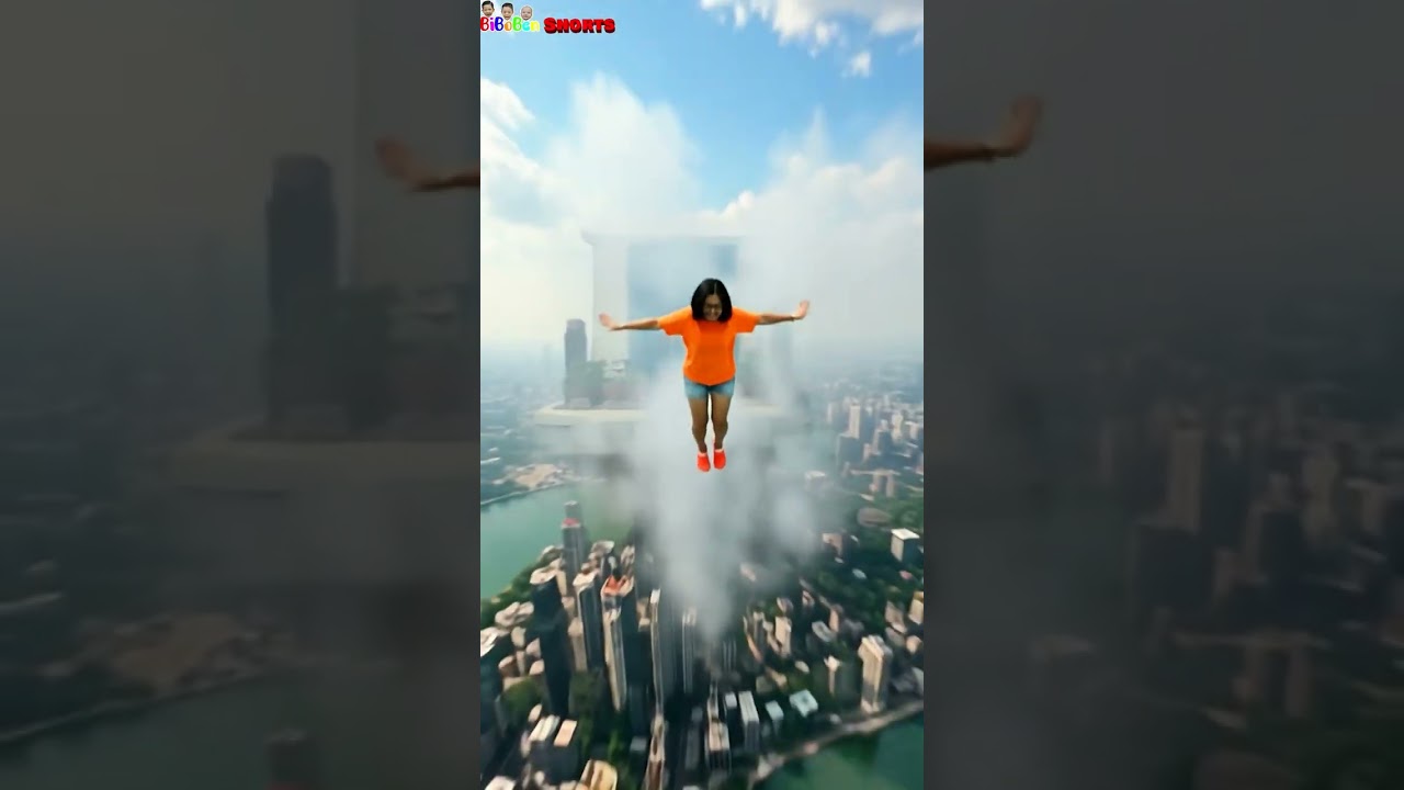 Funny video | Fly into sky 