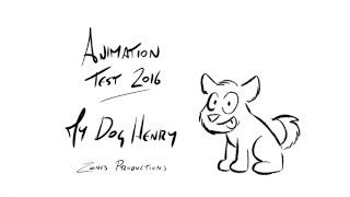 Animation Test 2016: My dog Henry