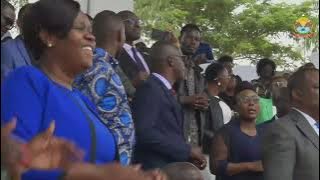 Mt. Paulo Homabay Mjini  - Performing Tegemeo Letu at the dedication of New Homabay County HQ