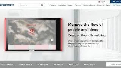 Crestron Room Scheduling (Burmese)