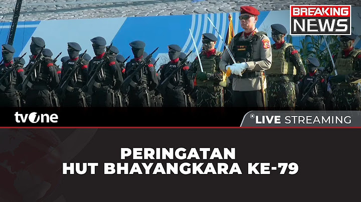 [BREAKING NEWS] Peringatan HUT Bhayangkara ke-79 | tvOne