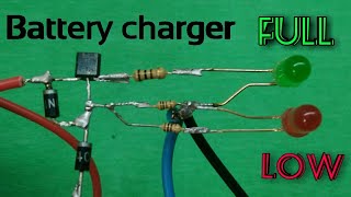 18650 Li-ion pil şarj devresi yapımı Dolu ve boş göstergeli - battery charging circuit construction