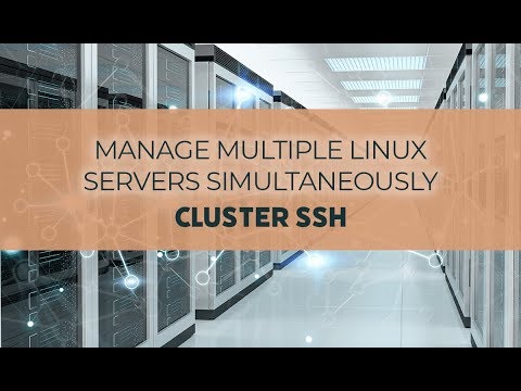 Cluster SSH - Manage Multiple Linux Servers Simultaneously
