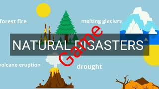 Natural Disasters | Vocabulary Game| ESL Game