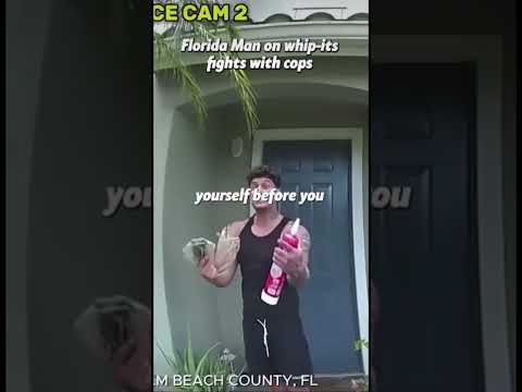 Florida Man on Whip-Its fights with cops like for part 2 #floridafirst #police #bodycam