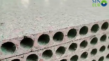 Extruded particle board production line hollow particle board line