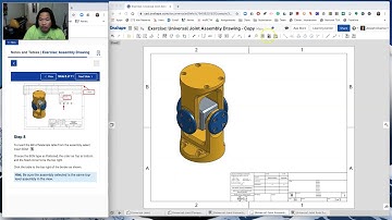 Onshape Introduction to 2D Drawing Pt. 2: Assembly Drawing Exercise