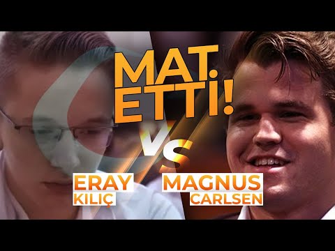16 YAŞINDAKİ TÜRK, Magnus Carlsen'i MAT ETTİ! (%96.4 DOĞRULUK) | Eray Kılıç vs Magnus Carlsen