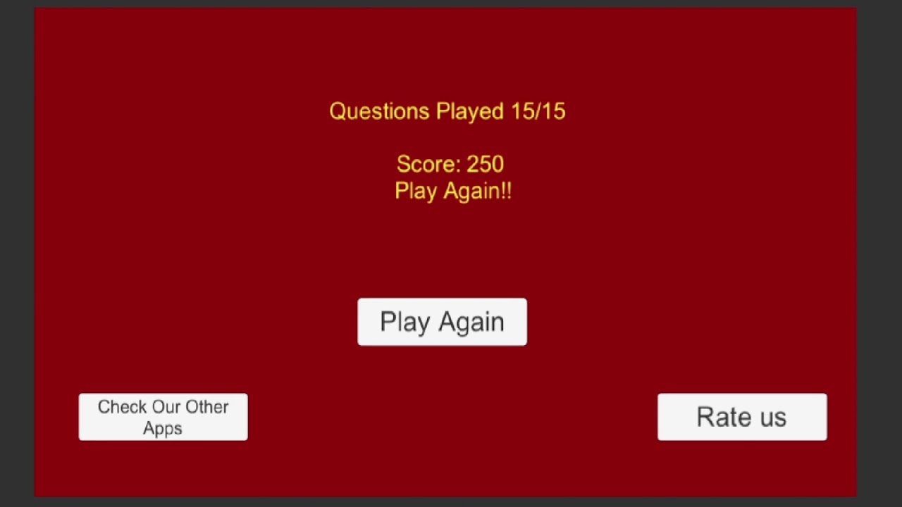 General Knowledge Game Android App |