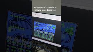 PCB ESP32 com 8 saídas relé #esp32 #eletrica #develop