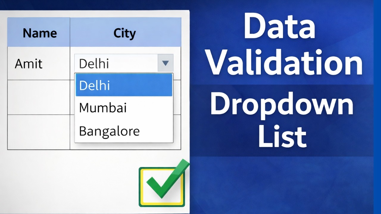 Data Validation in Excel: How to Restrict and Control User Input - YouTube